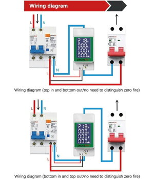 Daudzfunkcionāls mērītājs AC 50-300V/100A, 1999kWh, 0-30kW, DIN sliede

 ATSE03+4.jpg
