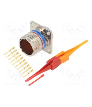 D38999/20FC98PN Connector: military; socket; male; PIN: 10; straight; crimped; 7.5A 8Hl4k5zJWT9Bps3CV9_QZ4gX8v80RwnmAVtyxSU1Tpc