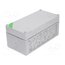 74140101 Enclosure: junction box; X: 150mm; Y: 300mm; Z: 132mm; polycarbonate YyOJt7KTLRzhT3BkmliORlZs2WSdLFD0nWZLyzhqRUk
