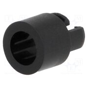 FIX-LED5-14 LED holder; 5mm; one-piece; black; UL94V-2; L: 10.3mm; polyamide SSiCEvoUQmt104yY4CAQjTeQhAg479bFQ1UtVfhBDgg