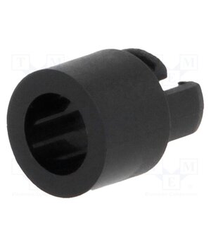 FIX-LED5-14 LED holder; 5mm; one-piece; black; UL94V-2; L: 10.3mm; polyamide SSiCEvoUQmt104yY4CAQjTeQhAg479bFQ1UtVfhBDgg