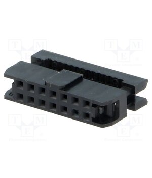T826114A100CEU Connector: IDC; plug; female; PIN: 14; IDC; for ribbon cable; 2mm wn-mcDN2J4xSv1jKDiHA65TtCxtSYO9EztQ6RYGs-8E