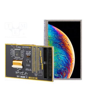 TFT BOARD 4 RESISTIVE Dev.kit: with display; LCD TFT; Resolution: 480x272; 4.3" aOrZ7CMdtjXtdPrqFzjqIFBb3PipIqovbDuo1vqakHA