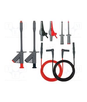 FTF000370000 Test leads; Wire insul.mat: PVC; red and black; 4mm HlWgeGvjY9WwxauaCMVnbFxbRB5HTgQ6ntevh3xJxqU