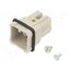 C14610A0078012 Connector: HDC; contact insert; male; PIN: 7; size A3; w/o contacts kGOxLej6iqAE3rGnD9GCDqHbW0RBD4iCmQVZS6u6YAc
