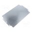 M A 130 /P 333 Mounting plate; galvanised steel; EUROMAS IU0udzrXDB0N0q5sYdBmylZfyUWhJHbxsMrzV0AzLEs
