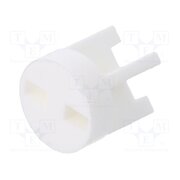 8GE04V80589 Spacer sleeve; LED; Øout: 6mm; ØLED: 5mm; L: 6.5mm; natural; UL94V-0 7fwyKHdM3BSTyvmJi3afoWJwHm0izs3rT2FM8_GLd40