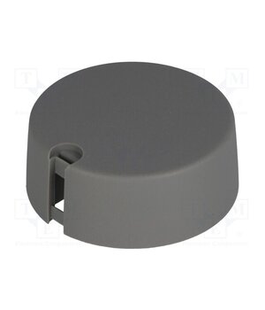 A1040048 Knob; with pointer; plastic; Øshaft: 4mm; Ø40x16mm; grey; A10 WqtzWPWnW9nlUV7xAV-ra8CtFFOSBwCs5tVP9dlUUBY