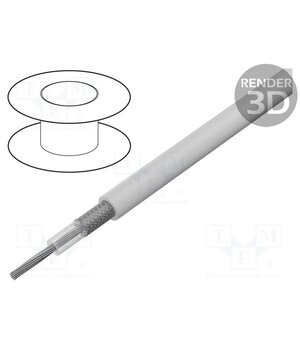 MRG5800.12100 Wire: coaxial; RG58; stranded; Cu; PVC; white; 100m; Øcable: 4.95mm k4pSlnPd6qeeUgQHQycMqrPjIdQP3kNvuv4UMDLXRao