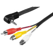 3,5 mm (4-pin) uz 3 RCA kabelis, 1,5 m

 CKA045.jpg