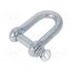 SK10 Dee shackle; steel; for rope; zinc; 10mm O9spBfy9K78545DJUj7OLnYRInOpDCV6o47M5YB15uc