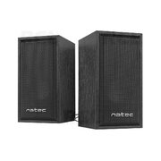 SOUND SPEAKER Natec Panther NGL-1229 6W, black 2x3W; 100-18000Hz; USB/3.5mm Jack plug