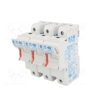 CH143DU Fuse holder; 14x51mm; for DIN rail mounting; 50A; 690VAC; Poles: 3 f-LZ9VZhjivjDoIxACLpB3iwVsNXYYWjGjJDJJ_rzY0