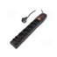 ACAR P7 1.5M BLACK Plug socket strip: protective; Sockets: 7; 230VAC; 10A; black ktYauRUkI1BIksE6zwpW4auuej0EQ47_R5c0o2FZ9ag