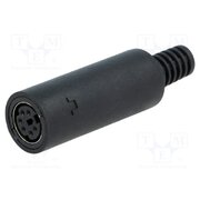 MJ-372/6 Connector: DIN mini; plug; female; PIN: 6; with strain relief; 100V 9F2QqHARi2WaVSJKy7Y_F4wN-ZgtJCkvfsoRls5GSM8