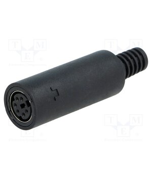 MJ-372/6 Connector: DIN mini; plug; female; PIN: 6; with strain relief; 100V 9F2QqHARi2WaVSJKy7Y_F4wN-ZgtJCkvfsoRls5GSM8