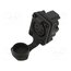 AXS5FP1H Connector: XLR; socket; female; AXS; 7.5A; 133V; PIN: 5; IP65; angled tQ9iXCET_TtuTC7Na_mO4qw189nyl6c_kTf9MLIyliE