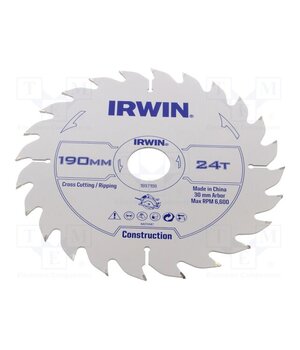 1897199 Circular saw; Ø: 190mm; Teeth: 24; wood; Holder: assembly hole; 30mm zVE8VDBk98TjKo3RDbjiPOLbOorZfP3Vl4Xx8W1k_G8