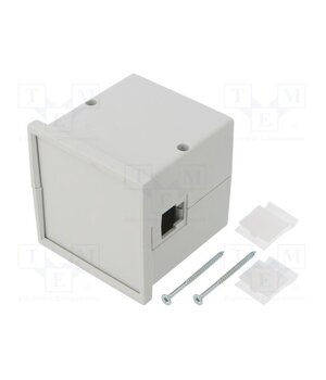 KM-63-PC/GY Enclosure: panel; X: 72mm; Y: 72mm; Z: 73mm; ABS; grey; screwed kEVVYhnVauZHx50ibYPl3nmFglall-cQJfpCtGGK_mw