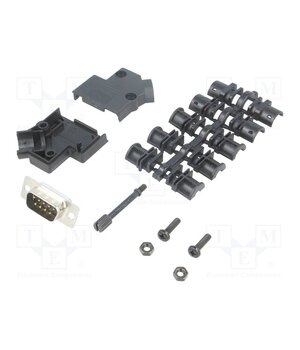 6355-0034-01 Connector: D-Sub; PIN: 9; plug; male; soldering; for cable; black sHgPJ1r5QbevZT2n8i-pvZmNoGCfImIFT5S-mobTyXs