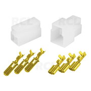 CONNECTOR HQ  6.3mm 3pin set