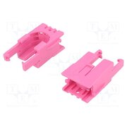 ROMI CHASSIS MOTOR CLIP PAIR - PINK Bracket; pink; POLOLU Romi VC2vosukWjvtwfgjbo6Dd9mQqwj7Lgo0DBEoRJM6TnU
