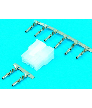 8-pin savienotājs, 4,2 mm, 5 A, 250 VAC, kontakti iekļauti

 CJL7408.jpg