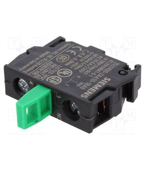 3SU1400-2AA10-1BA0 Contact block; 22mm; -25÷70°C; for back plate; screw terminals SMYoFgyWc1ITr3_c5m6faDWMTUPpslImJ9MWxU_1Xgw