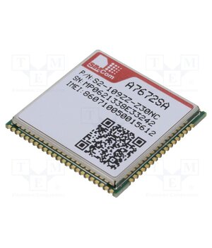 S2-109ZZ Module: LTE; Down: 10Mbps; Up: 5Mbps; SMD; EDGE,GPRS,GSM,LTE CAT1 Eke6NRVJtA4pOUohaFIefMFNm4hy6eck-FOeODlnVUQ