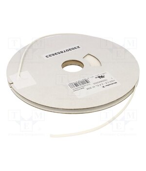 HSS 0.8-2.4 EL W30M Heat shrink sleeve; glueless; 3: 1; 2.4mm; L: 30m; white mJScidF47XfMgNznNbT2evPMR75aOHruUfJnyJi3mXM