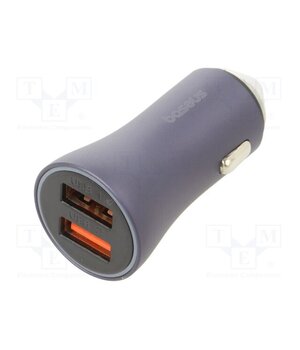 CCJD-A0G USB power supply; USB A socket x2; Sup.volt: 12÷24VDC; 40W; black byxQMVS0NZi6XTFkNuCWzjEEwphK3QnsNVd8PxdLzFM