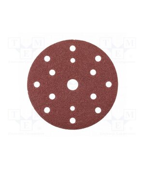 HT8D130 Sanding plate; Granularity: 40; Mounting: bur; with holes; Ø150mm IU8Z9d5npacLYCkRbrKNLD-VUc-QOKABvy-zOcCdhr0