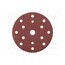 HT8D130 Sanding plate; Granularity: 40; Mounting: bur; with holes; Ø150mm IU8Z9d5npacLYCkRbrKNLD-VUc-QOKABvy-zOcCdhr0