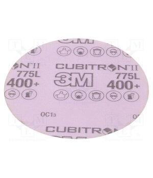 775L P400 125MM B/O CUBITRON II Sanding plate; 125mm; Granularity: 400; w/o holes; Mounting: bur caZrQK72wzA8s3A7FldQDfQaur6mZ7I0MmyGJBItSfA