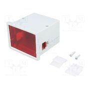 KM-62-PF/GY Enclosure: panel; X: 72mm; Y: 72mm; Z: 55mm; ABS; grey; screwed TKwx8MX4o74wf4heipaMS_xo95LFcpscsvZtCrKzOwM