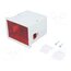KM-62-PF/GY Enclosure: panel; X: 72mm; Y: 72mm; Z: 55mm; ABS; grey; screwed TKwx8MX4o74wf4heipaMS_xo95LFcpscsvZtCrKzOwM