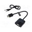 42444 Converter; HDMI plug,VGA female; Full HD 1080p; 0.15m; black; ABS vI8oD31jjlSgfpng66QWFnOKHlDBUtsshhnducLWcXE