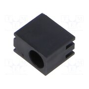 H-101C LED housing; ØLED: 3mm; black; UL94V-0; polyamide 66; Øhole: 3.4mm _0GguPK58tqprxdJsS75VqZ2QkRuNrbpto3C3rktL0Q