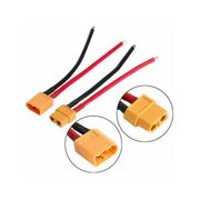 Savienotājs XT60 2pin (sieviete + vīrietis), 65A, ar vadu 14AWG, 10cm

 CJ602L.jpg