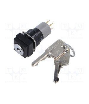 51-445.036D Switch: rotary with key; 16mm; Stabl.pos: 2; NC + NO; 51; Pos: 2 2DGYTtyxiK1cP6eE8wqqOcZnf7R8uV3V1To87sogOxA