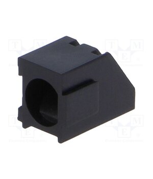 FIX-LED-6301 LED housing; 3mm; polyamide; angular; black; No.of diodes: 1 8-mb1WSxfPg6phzKZCR2Ln-Sq2O4STYhAXE9cQsjvqk