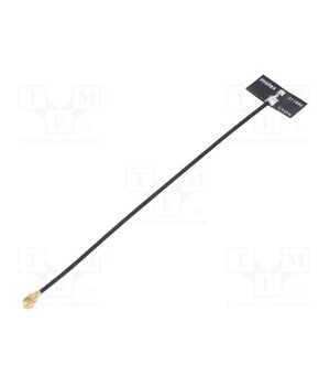 211996-0100 Antenna; Wideband; 5.5dBi,6.4dBi; linear; for ribbon cable; U.FL Y3PR90TocxS4p1bNbX9_x6FQ5GiPitkqDcZgNLFrAdw