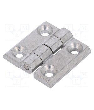 3.ZN60.001 NATURAL Hinge; Width: 40mm; zinc and aluminium alloy; natural; H: 40mm jMVXwn6vZKW5SwpyBcsVpqVyqlEm1_ET65Be87WpYmM