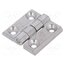 3.ZN60.001 NATURAL Hinge; Width: 40mm; zinc and aluminium alloy; natural; H: 40mm jMVXwn6vZKW5SwpyBcsVpqVyqlEm1_ET65Be87WpYmM