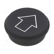09-0S12.0251 Button; round; Ø21mm; black; 09; Button marking: arrow TmittQwsX3vMacmZzKE3Hpfg-NsidjUfyKqh3v-NFAE