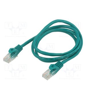KABSI AL-OEM-300G Patch cord; RJ45 plug,both sides; U/UTP; 5e; CCA; 1m; green; 26AWG Kd9Mn-m7HCeytv1go49uV_fOA3BqR_R1v7tuZPRCS3w