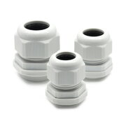 Cable screw gland PG16 with locknut, PA, IP67, cable 10-16mm