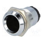 SMB1 149 LED holder; 10mm; chromium; metal; concave; with plastic plug SRTIf1RkQ-OQ53A3YOg0YOo5xd1nYGl4Rcqo8Dnhmis