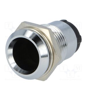 SMB1 149 LED holder; 10mm; chromium; metal; concave; with plastic plug SRTIf1RkQ-OQ53A3YOg0YOo5xd1nYGl4Rcqo8Dnhmis