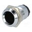 SMB1 149 LED holder; 10mm; chromium; metal; concave; with plastic plug SRTIf1RkQ-OQ53A3YOg0YOo5xd1nYGl4Rcqo8Dnhmis